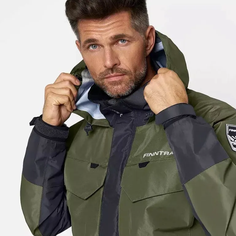 Veste Homme Finntrail Imperméable Coaster - Khaki