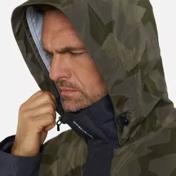Finntrail Veste Homme Imperméable Greenwood - Camo Shadow Green * Vestes De Pêche