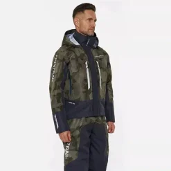 Finntrail Veste Homme Imperméable Greenwood - Camo Shadow Green * Vestes De Pêche