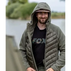 Veste Homme Fox Explorer Fleece Hooded Jacket - Vert