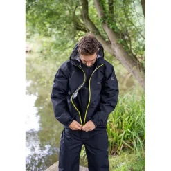 Fox Matrix Veste Homme 10K Waterproof Jacket - Noir * Vestes De Pêche