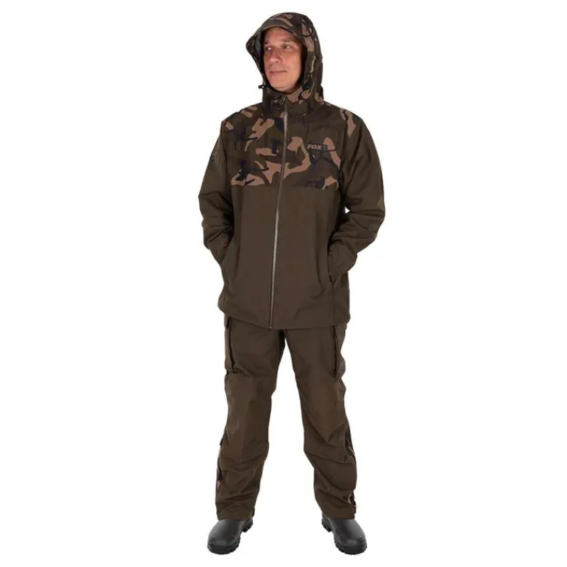 Fox Veste Homme Rs25k Khaki / Camo Std Jacket - Kaki/Camo * Vestes De Pêche