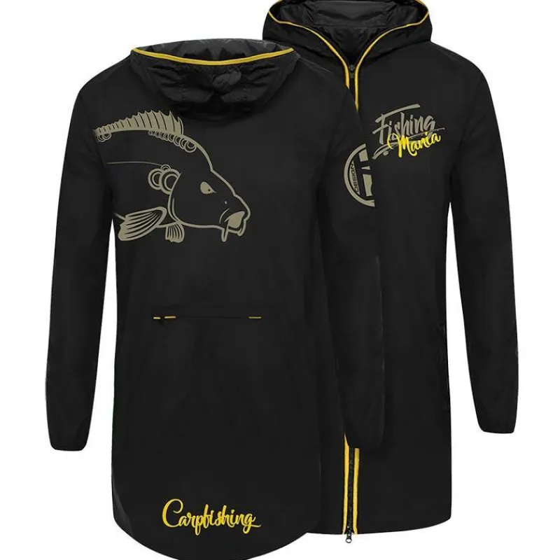 Hot Spot Design Veste Homme K-Way Carpfishing Mania - Noir * Vestes De Pêche