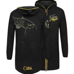 Hot Spot Design Veste Homme K-Way Catfishing Mania - Noir * Vestes De Pêche
