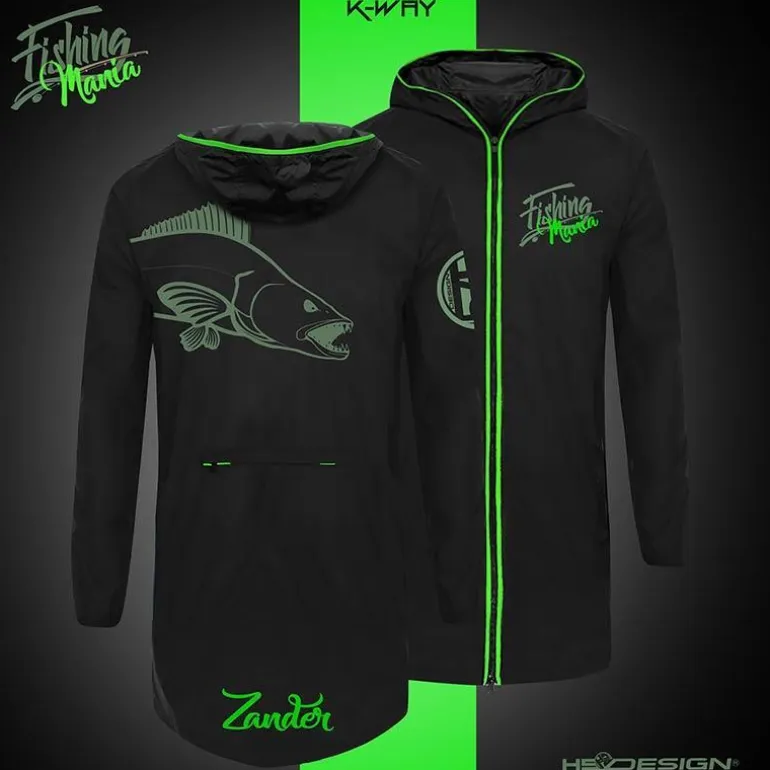 Veste Homme Hot Spot Design K-Way Zander Mania - Noir