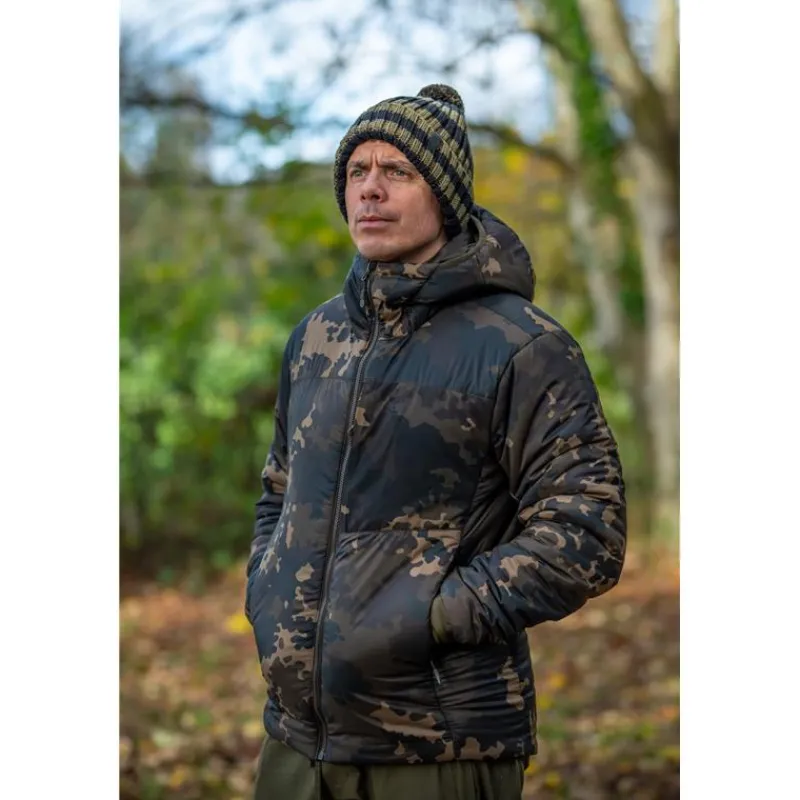 Korda Veste Homme Insulated Hooded Jacket - Dark Camo * Vestes De Pêche