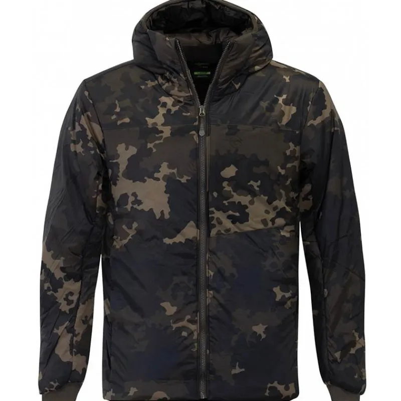 Korda Veste Homme Insulated Hooded Jacket - Dark Camo * Vestes De Pêche