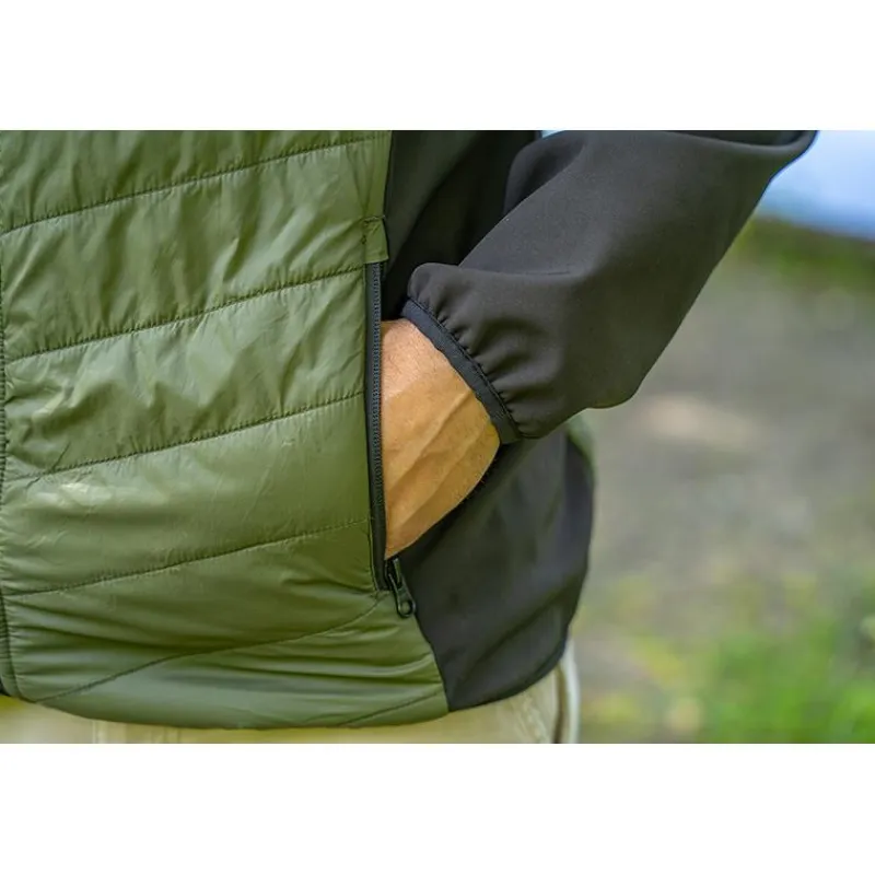 Korum Veste Homme Thermashell Thermique - Vert/Noir * Vestes De Pêche