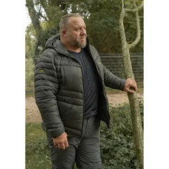 Ridge Monkey Veste Homme Apearel Thermapro Compact Packable Jacket - Kaki * Vestes De Pêche