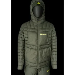 Ridge Monkey Veste Homme Apearel Thermapro Compact Packable Jacket - Kaki * Vestes De Pêche