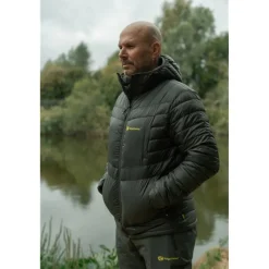 Ridge Monkey Veste Homme Apearel Thermapro Compact Packable Jacket - Kaki * Vestes De Pêche