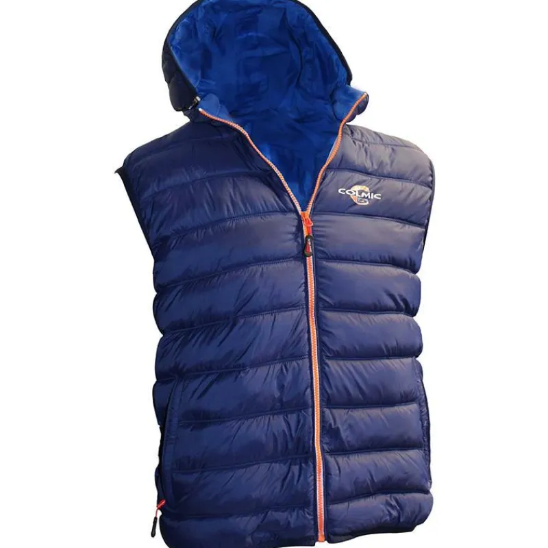 Colmic Veste Sans Manche Homme Piumino Deluxe - Bleu * Vestes De Pêche