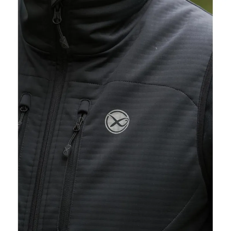 Fox Matrix Veste Sans Manche Homme Therma-Foil Gilet - Noir * Vestes De Pêche