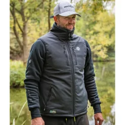 Fox Matrix Veste Sans Manche Homme Therma-Foil Gilet - Noir * Vestes De Pêche