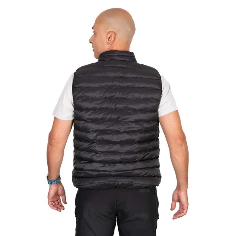 Fox Rage Veste Sans Manche Homme Pro Series Reversible Lightweight Quilted Gilet - Noir/Rouge * Vestes De Pêche