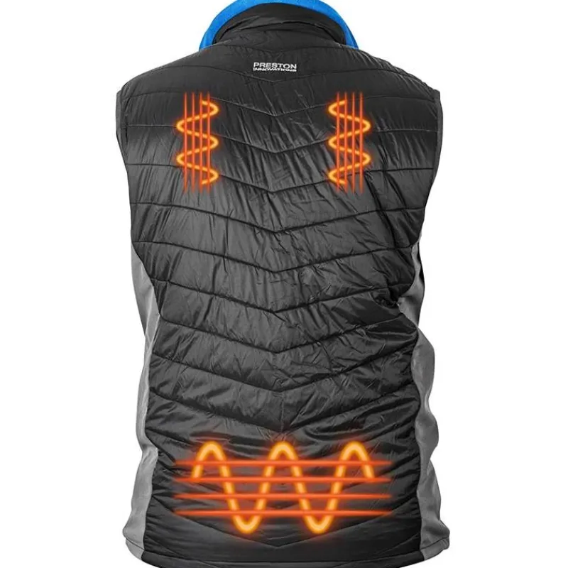 Preston Innovations Veste Sans Manche Homme Thermatech Heated Gilet - Noir * Vestes De Pêche