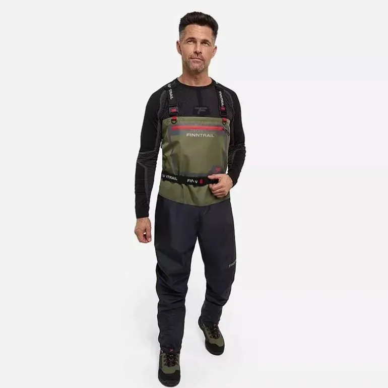 Waders Stocking Respirant Finntrail Wademan - Khaki