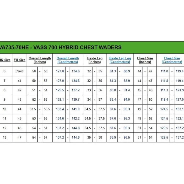 Waders Vass Hybrid Grey Camo Chest Waders